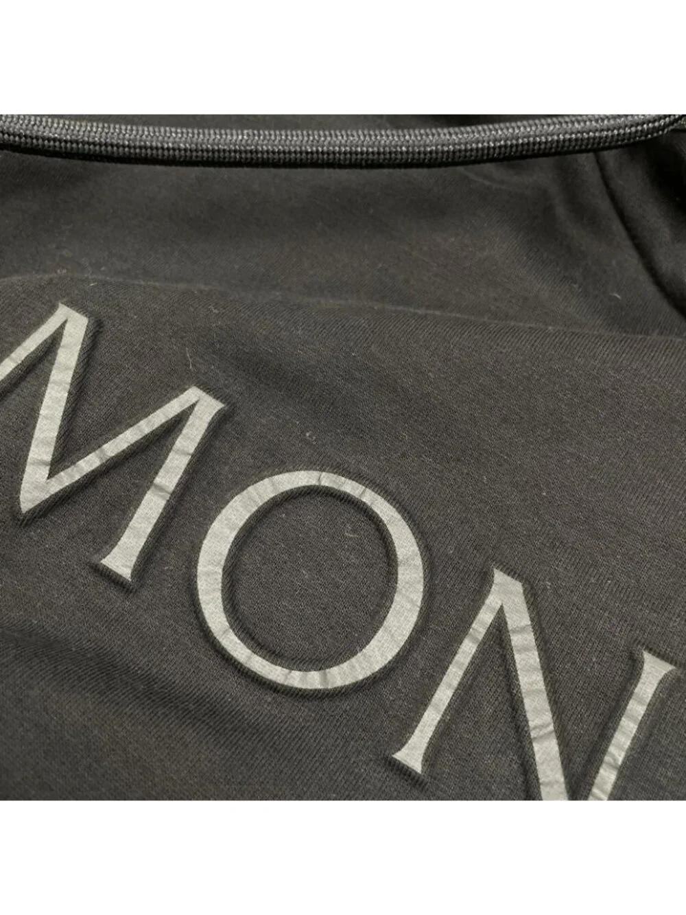 Moncler Black Felpa Con Cappuccio Hoodie XL